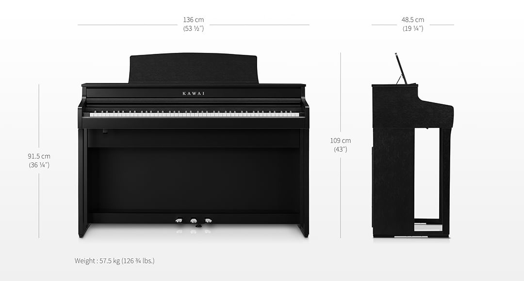 CA-401 R Digitalpiano Rosenholz