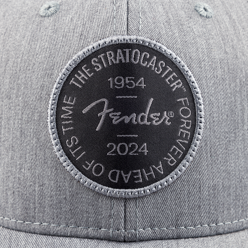 Stratocaster 70th Anniversary Badge  Hat Gray Heather