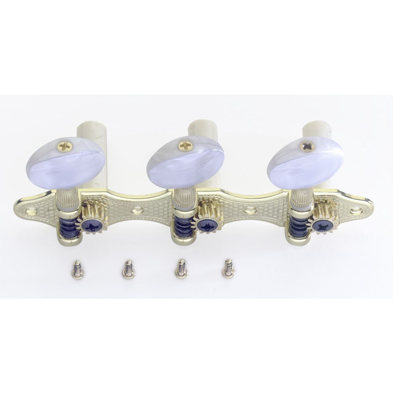 SP-MHCL-DLX Deluxe-Mechaniken, 3 x 3, halbgeschlossene Achse, klassische Gitarre, Finish Gold, we
