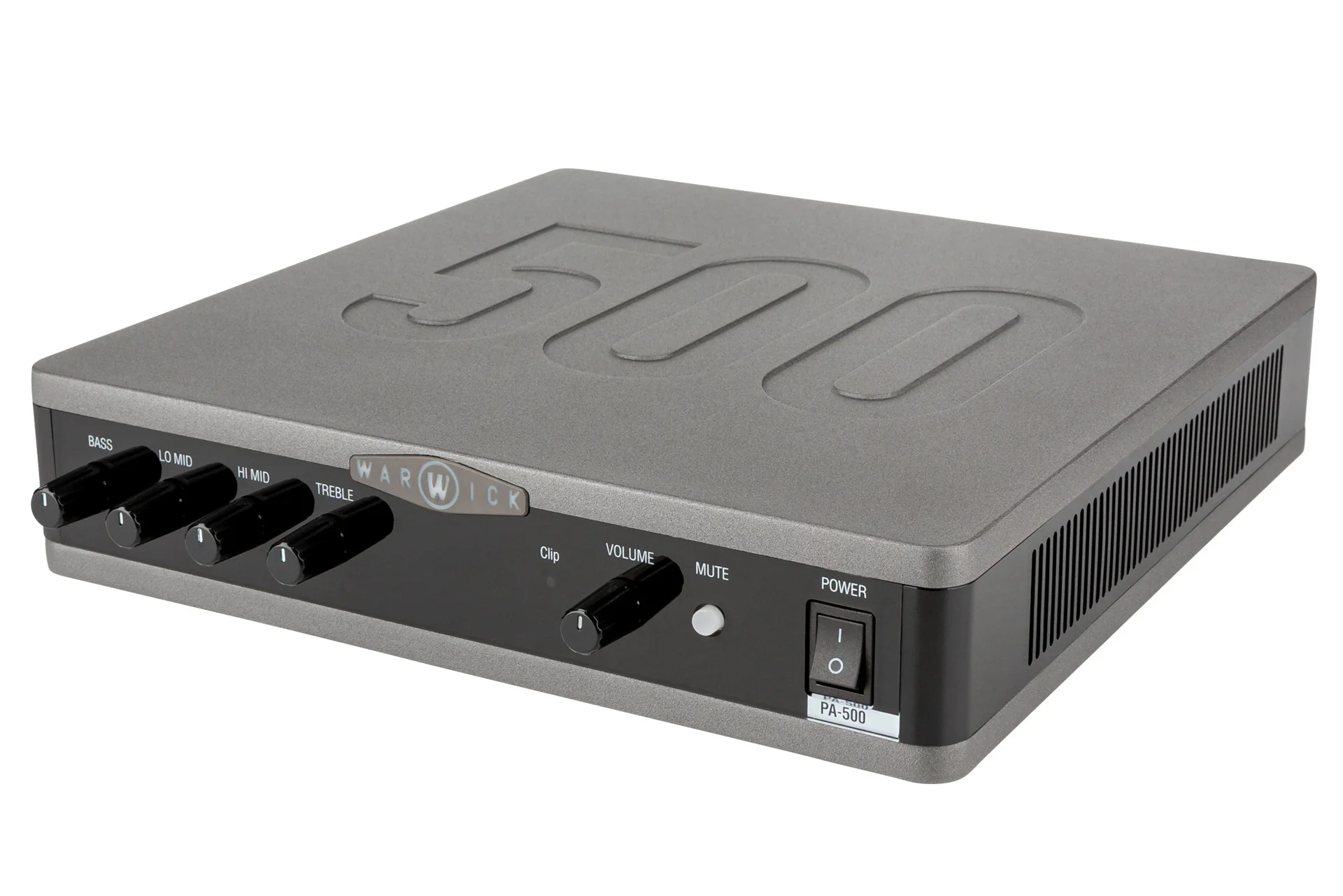 Stage Series PA 500 Bass Power Amp Head with 4-Band Equalizer, 500 Watt