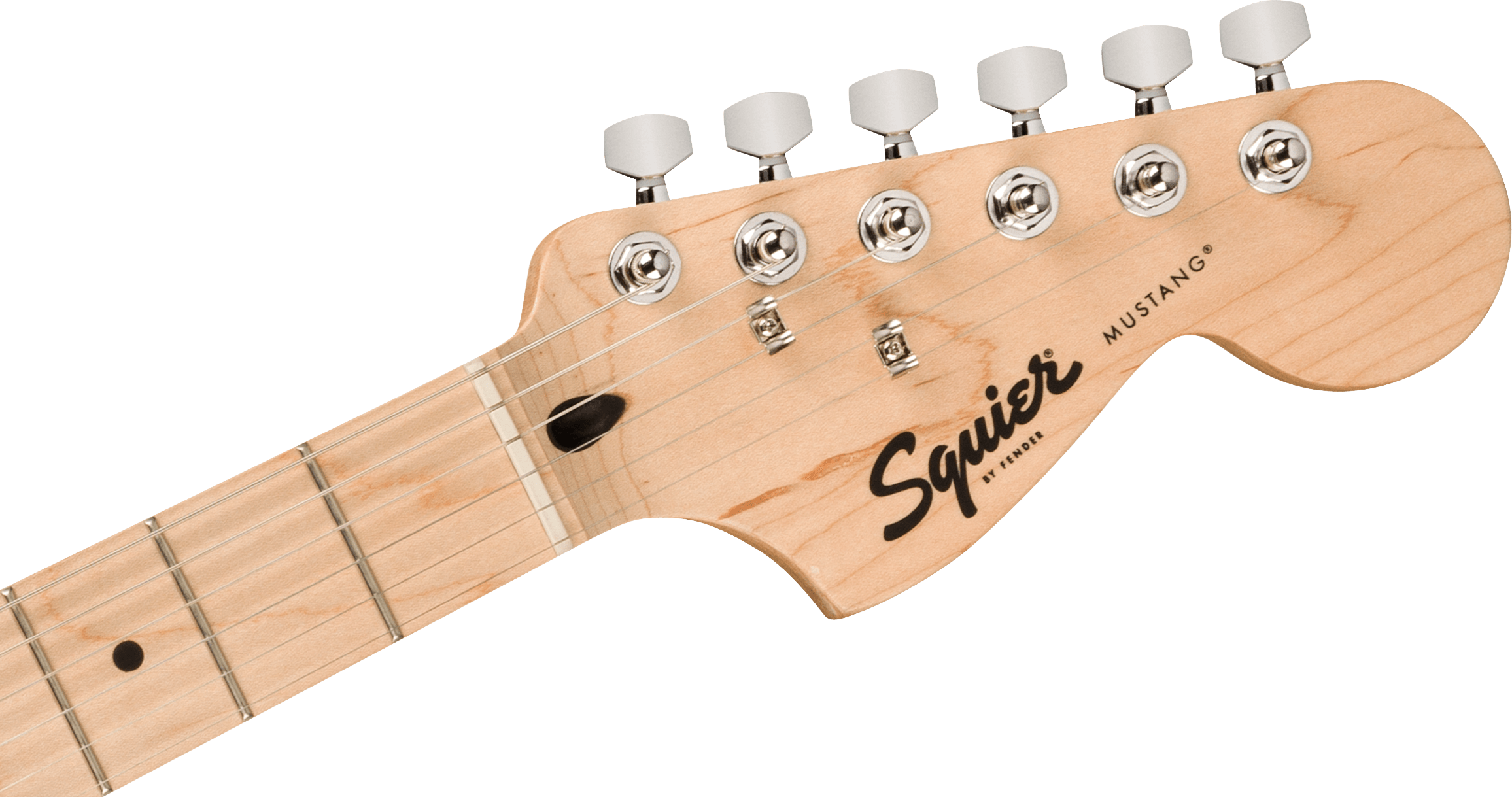 Sonic™ Mustang®, Maple Fingerboard, White Pickguard, 2-Color Sunburst