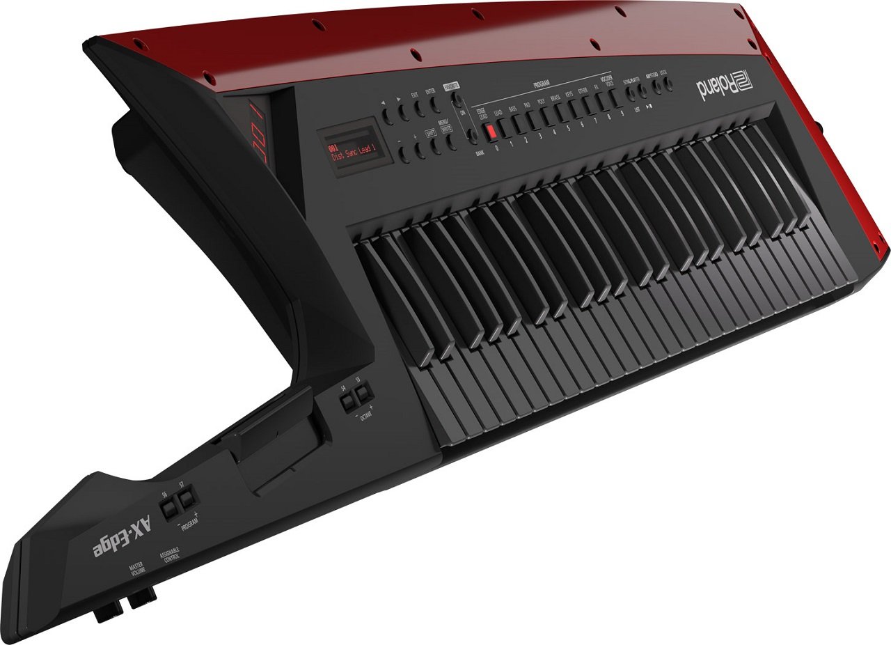 AX Edge Keytar in schwarz-rot