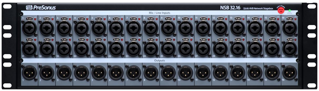 PreSonus® NSB 32.16 Netzwerkfähige Stagebox