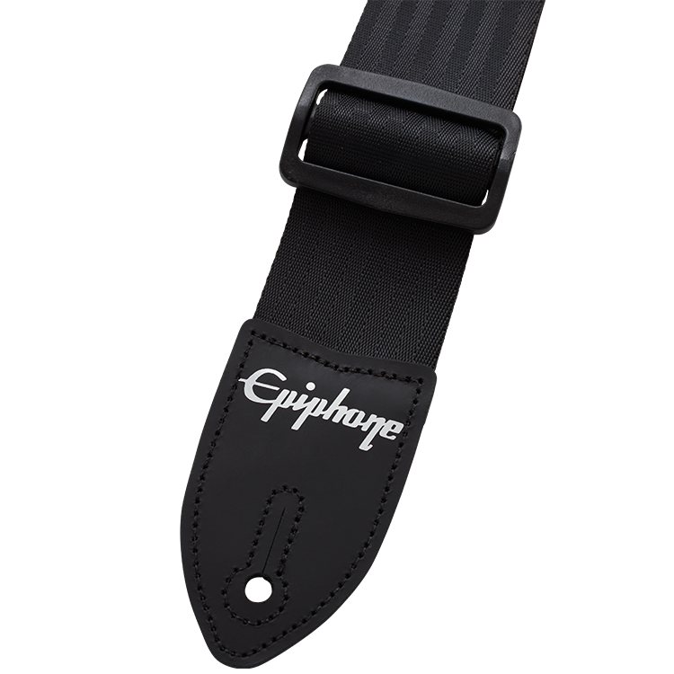 Seatbelt Guitar Strap Black