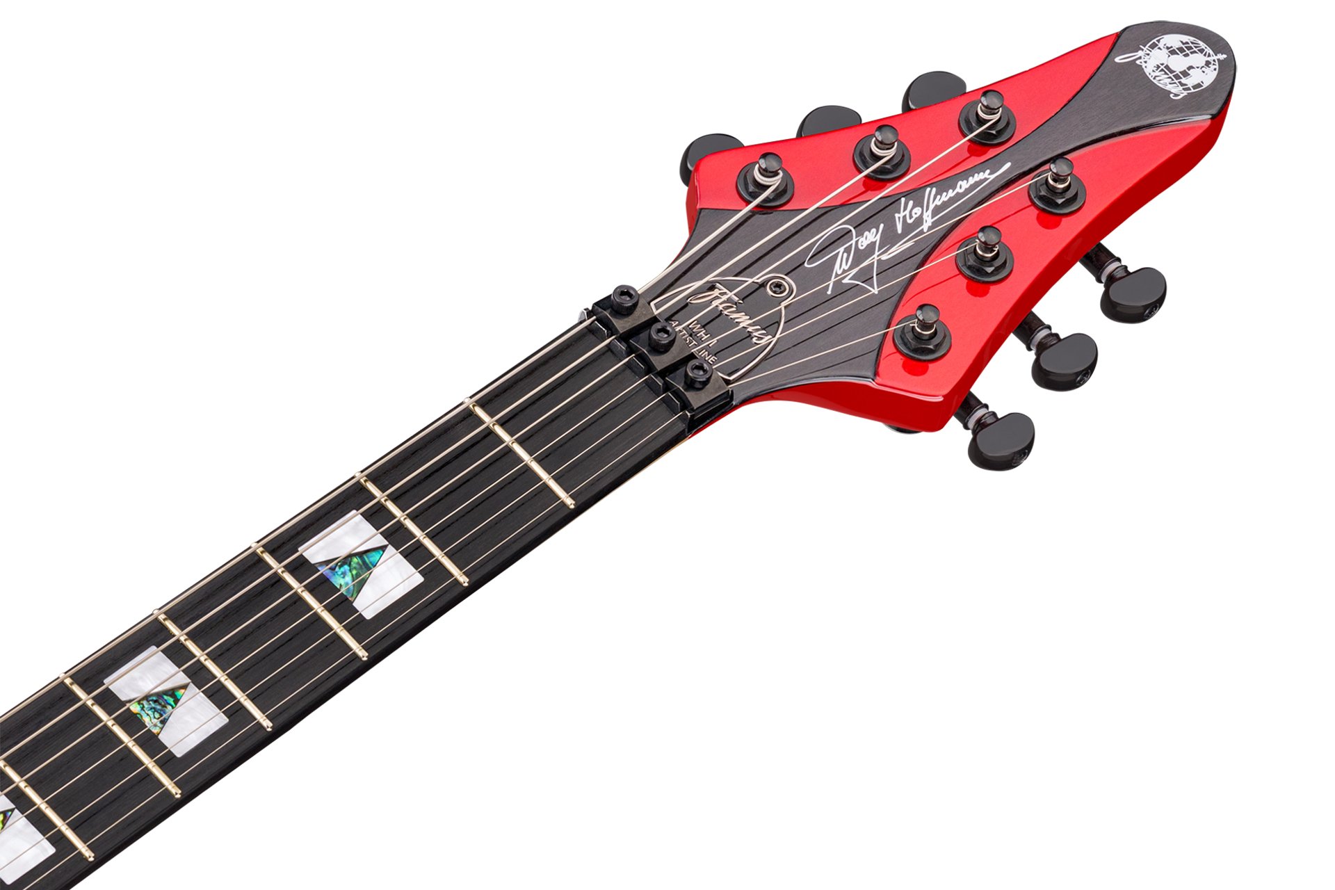 Artist Line Breaker WH-1 - Majesty Red Blackburst Transparent High Polish E-Gitarre