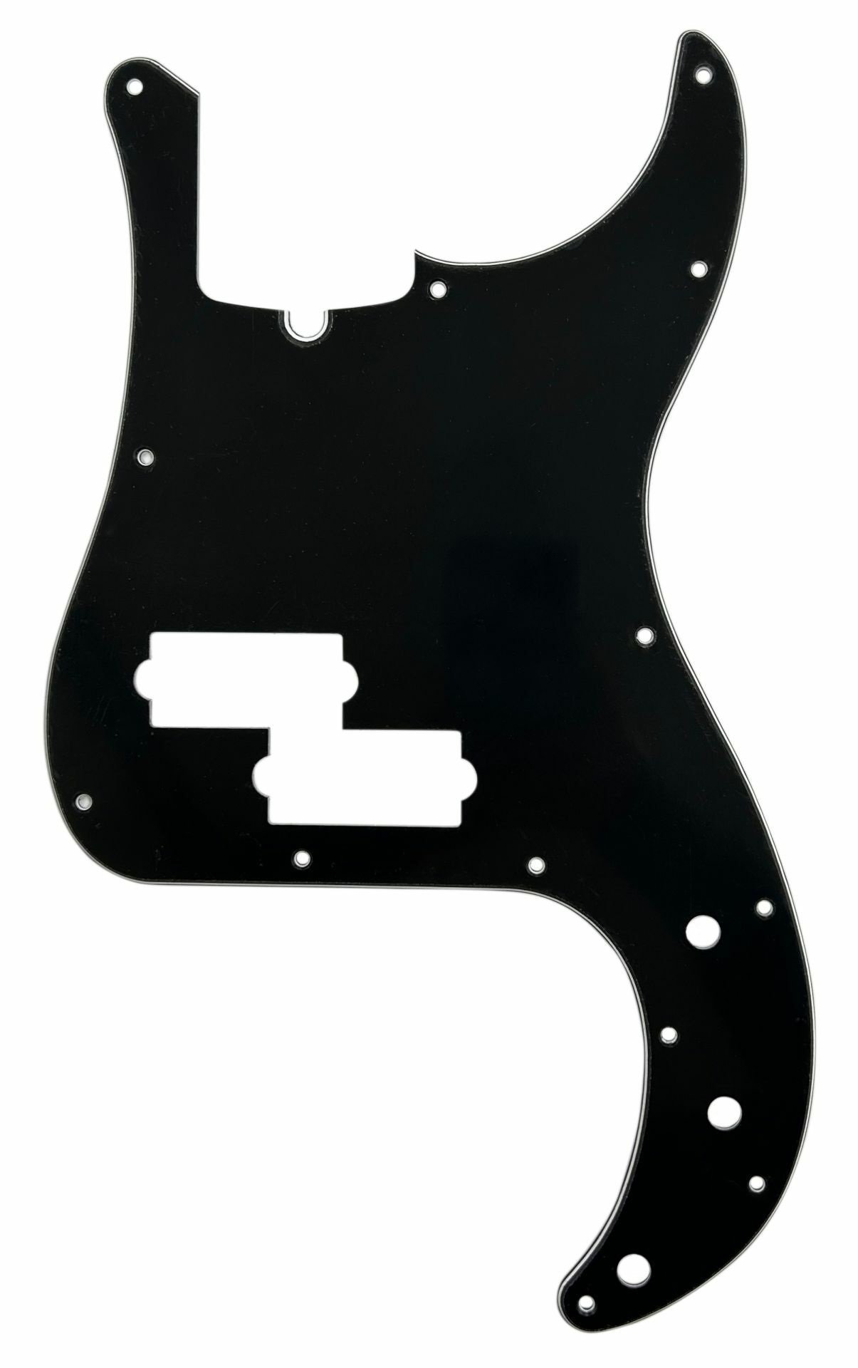P-Bass Pickguard (DPP PB BWB SS), Black