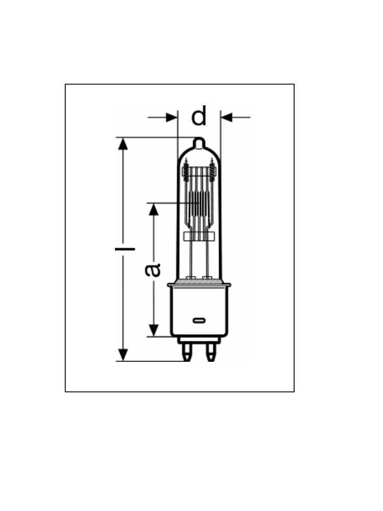 64716, HX600, GKV, 230V/240V,  600W, Sockel G9.5, 300h