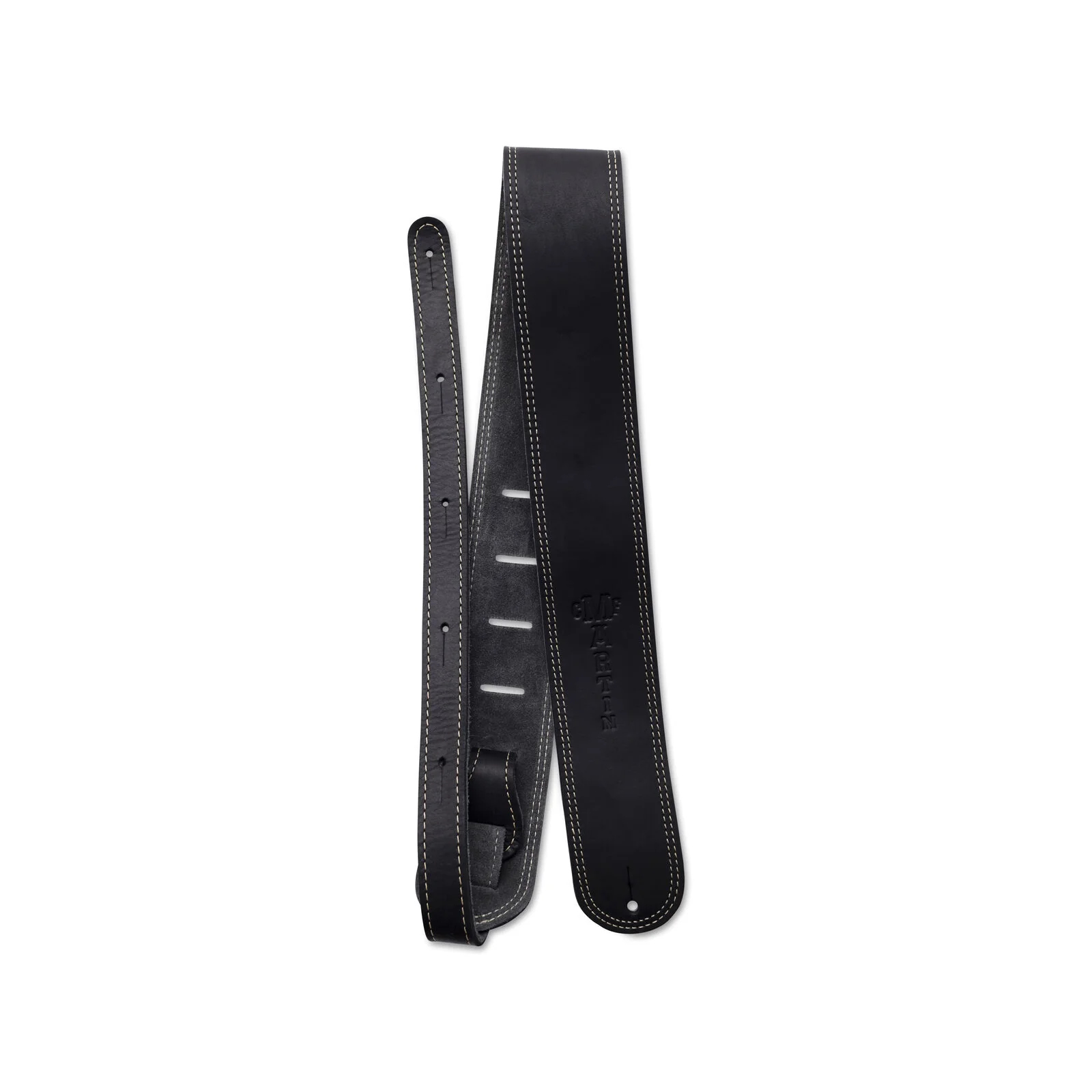 Ball Leather/Suede Strap, Black