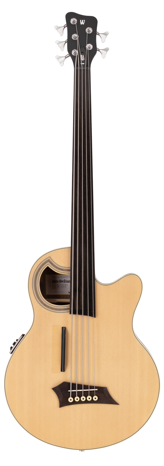 Alien Deluxe Hybrid Thinline, 5-String, Fretless  