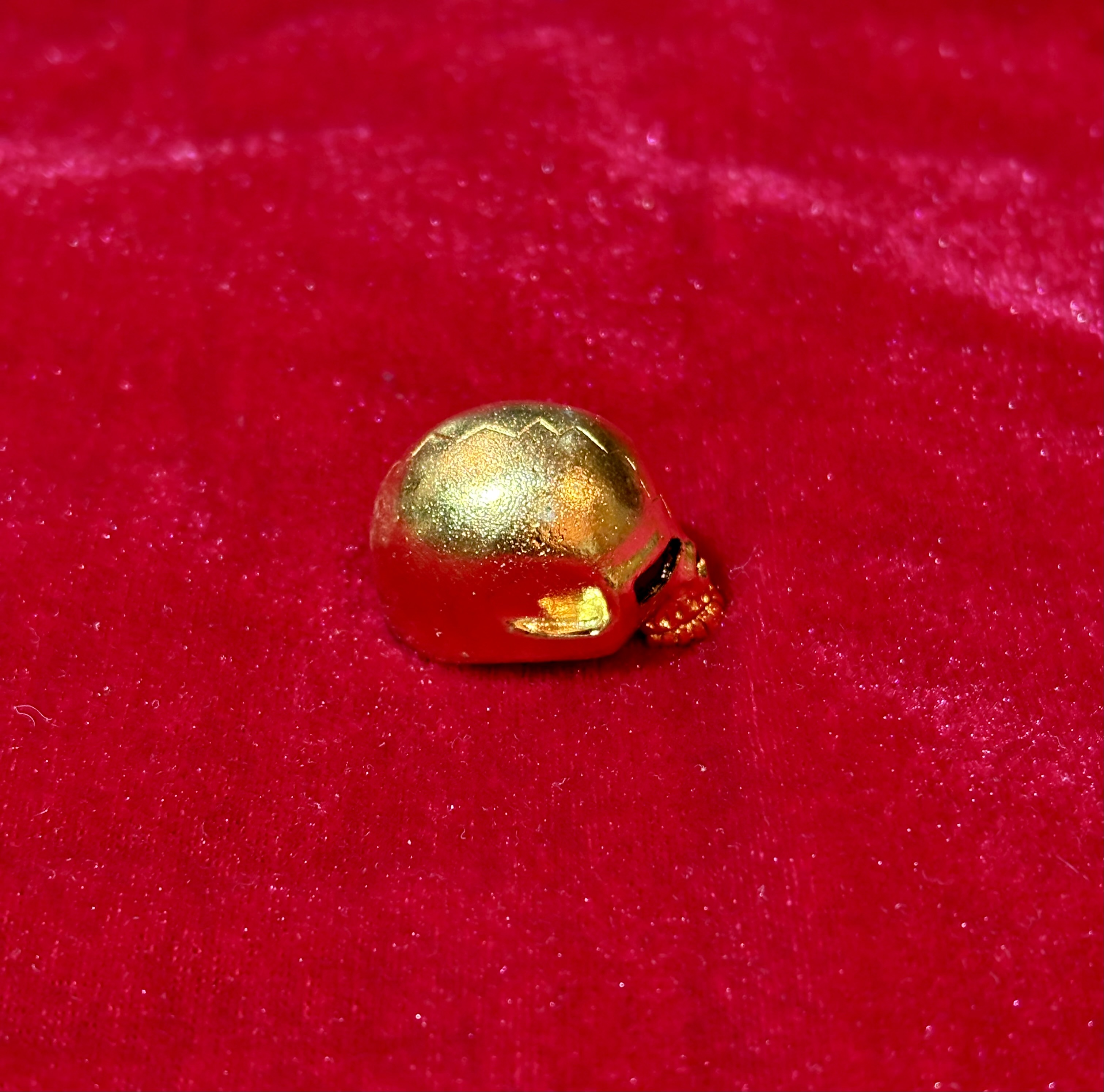 SK1 Potiknopf - Skull gold