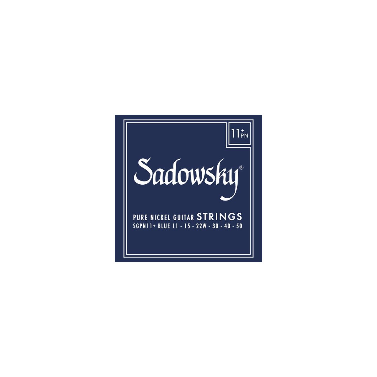 Blue Label Guitar String Set, Pure Nickel - 011-050 