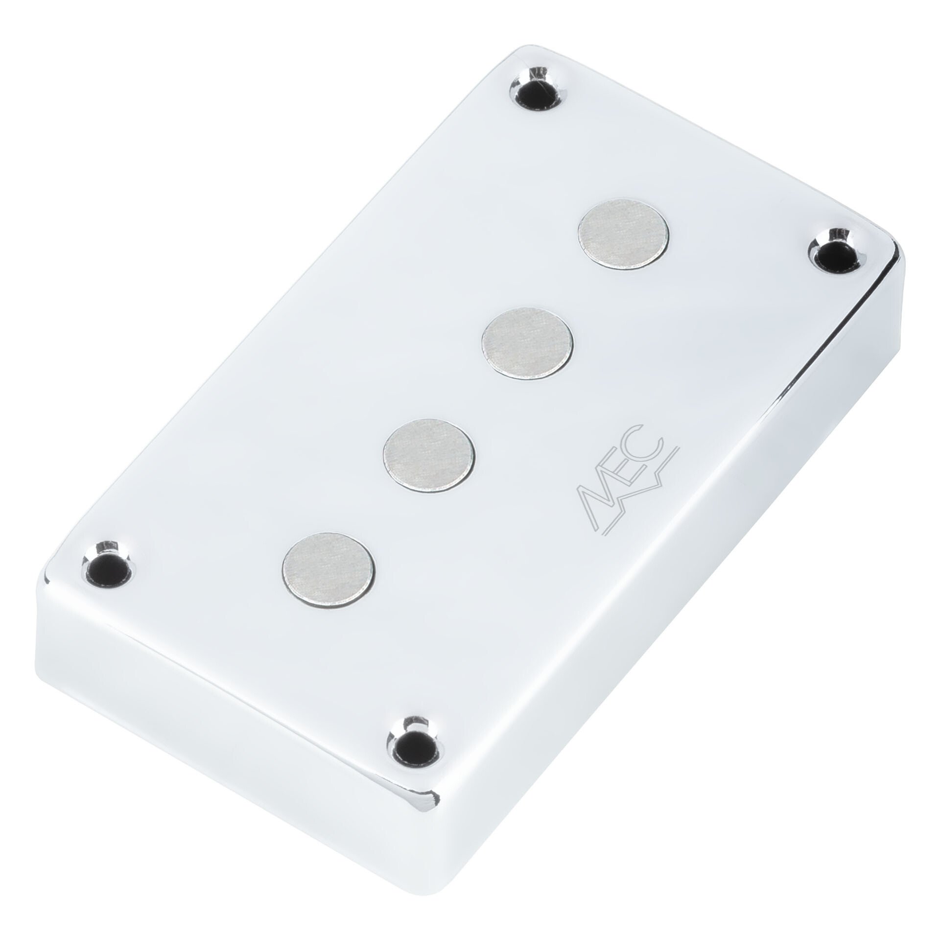 RockBass Passive Vintage Single Coil Bass Pickup, 4-String, Bridge - Chrome