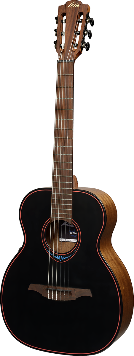 TNBW1TE Blue Wave Nylon Travel Guitar