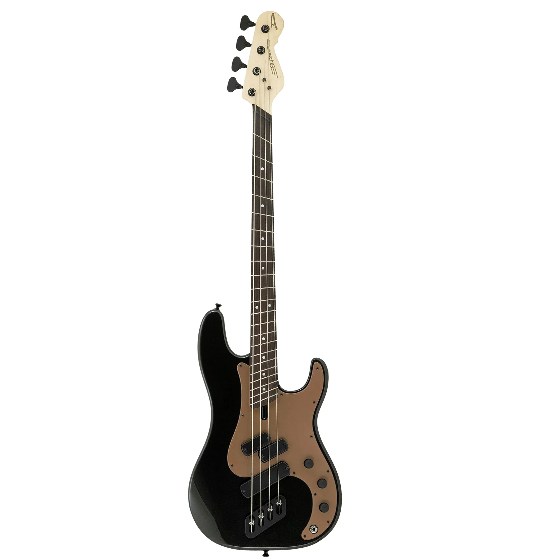 Dingwall SP1 Super P 4-string Bass Gloss Metallic Black Gesamtansicht