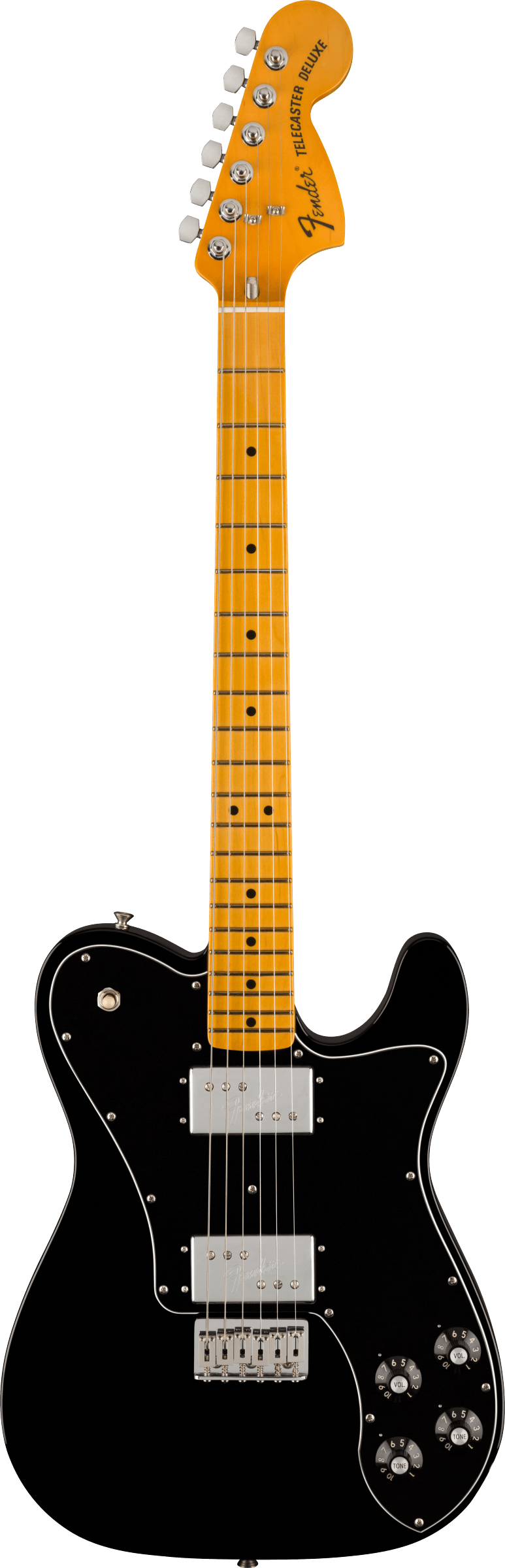 American Vintage II 1975 Telecaster® Deluxe, Maple Fingerboard, Black
