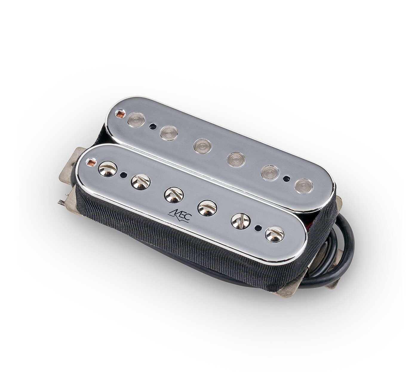 Modern Humbucker Guitar Pickup Open Bobbin Bridge Tremolo Spacing - Chrome