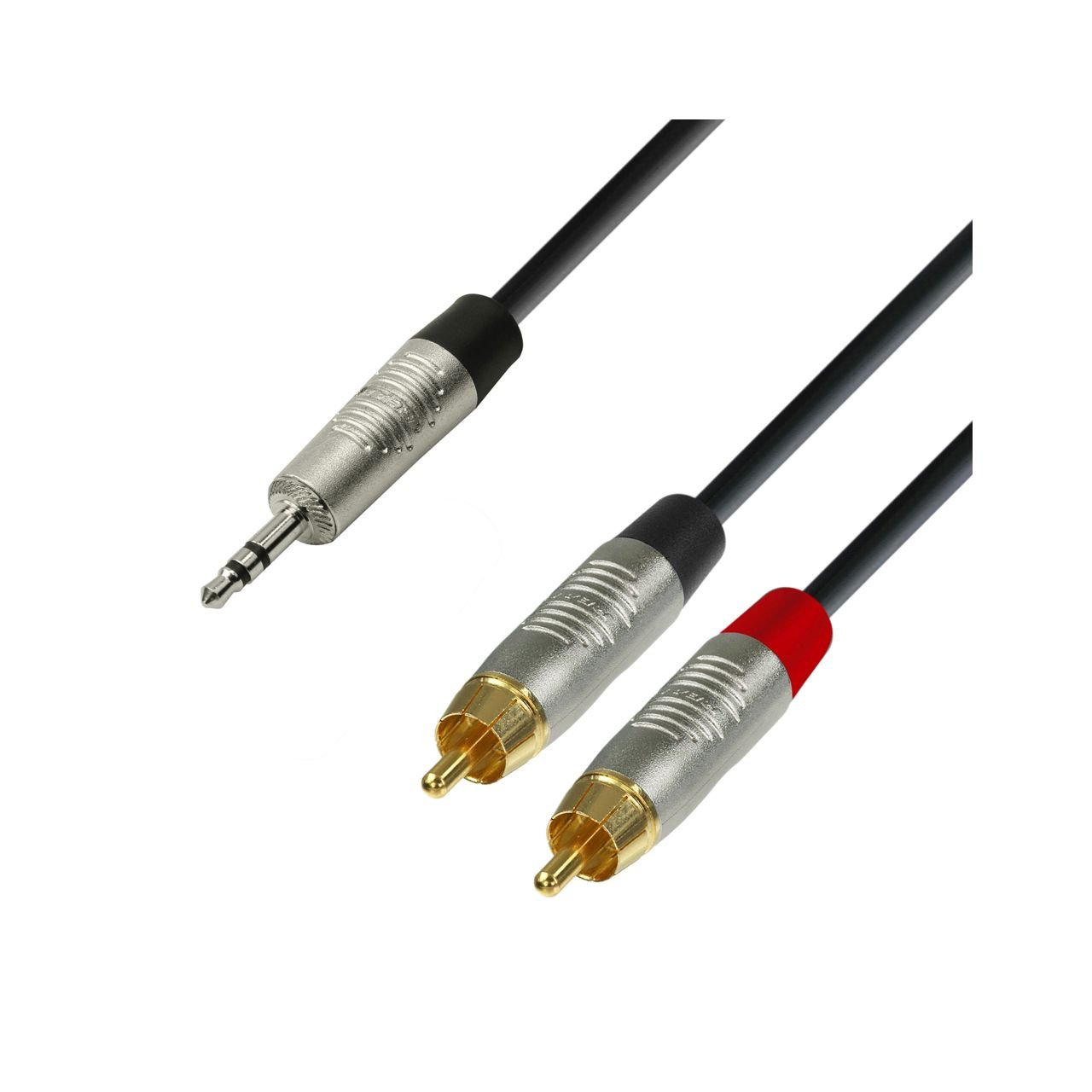 Audiokabel REAN 3,5mm Klinke stereo auf 2x Cinch male 6m