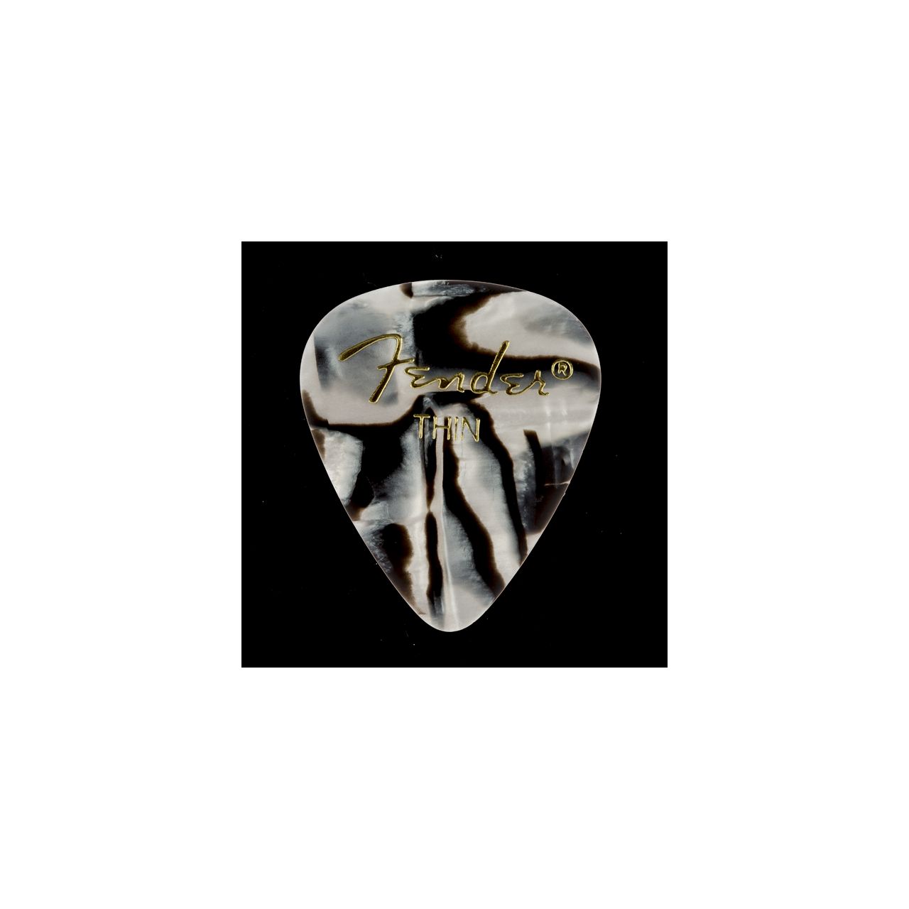 351 Shape Premium Picks, Thin, Zebra, 12 Count