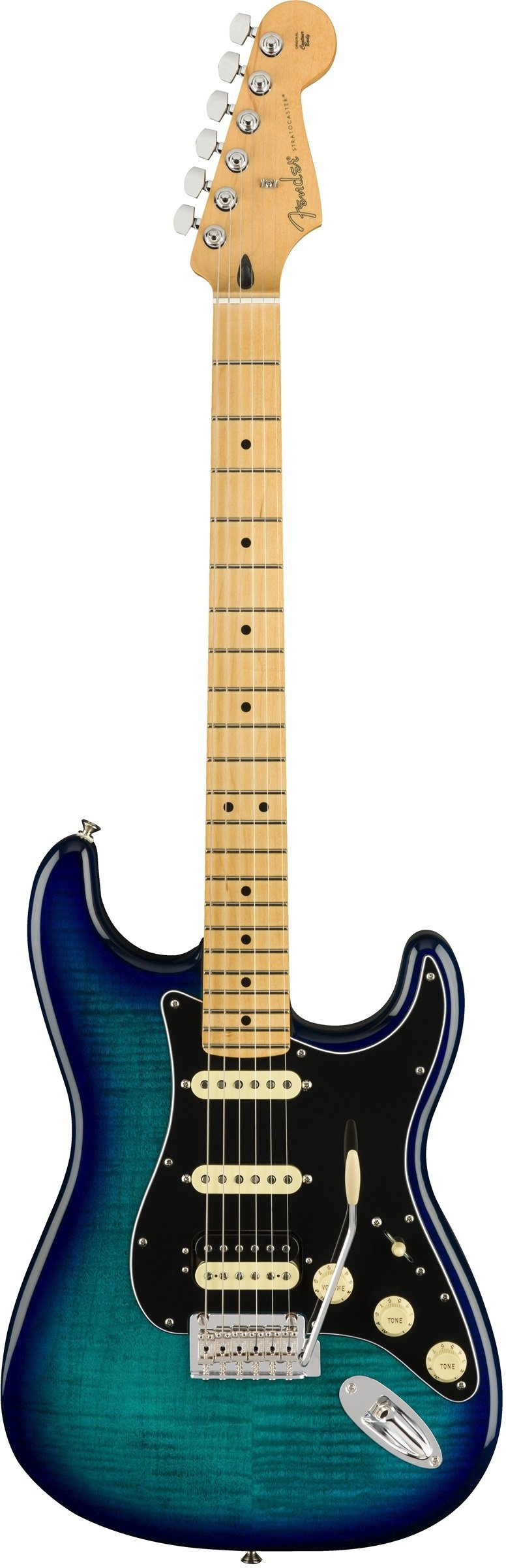 Ltd Player Stratocaster® HSS Plus Top, Maple Fingerboard, Blue Burst