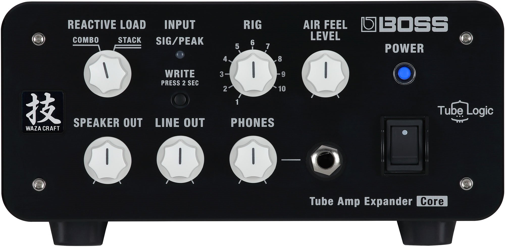 Boss Waza Tube Amp Expander Core mit Bedienelementen