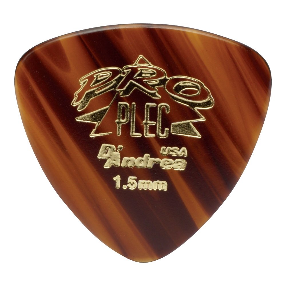 Pro Plec Picks - 346 Shape (PRO-6346), 6 pcs Pick Pack, 1.50 mm, Shell