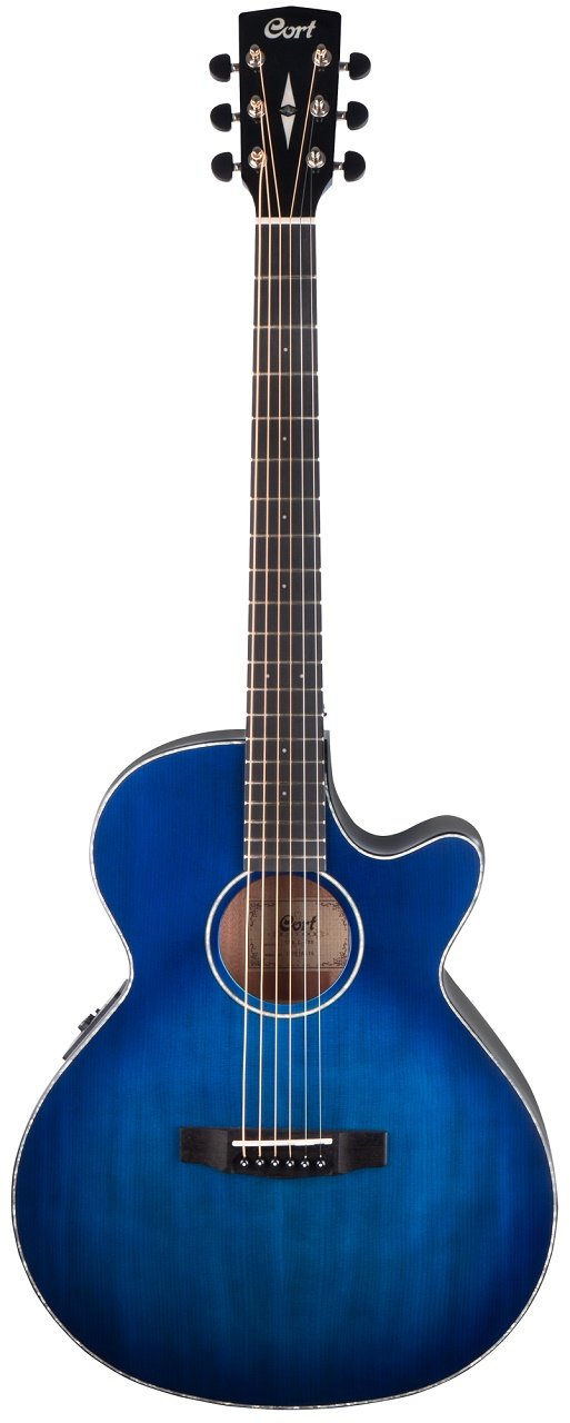 SFX-E Westerngitarre Transparent Blueburst