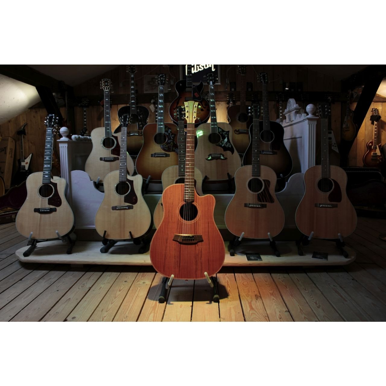 Fat Lady FL2EC-RDBL - Westerngitarre mit Pickup