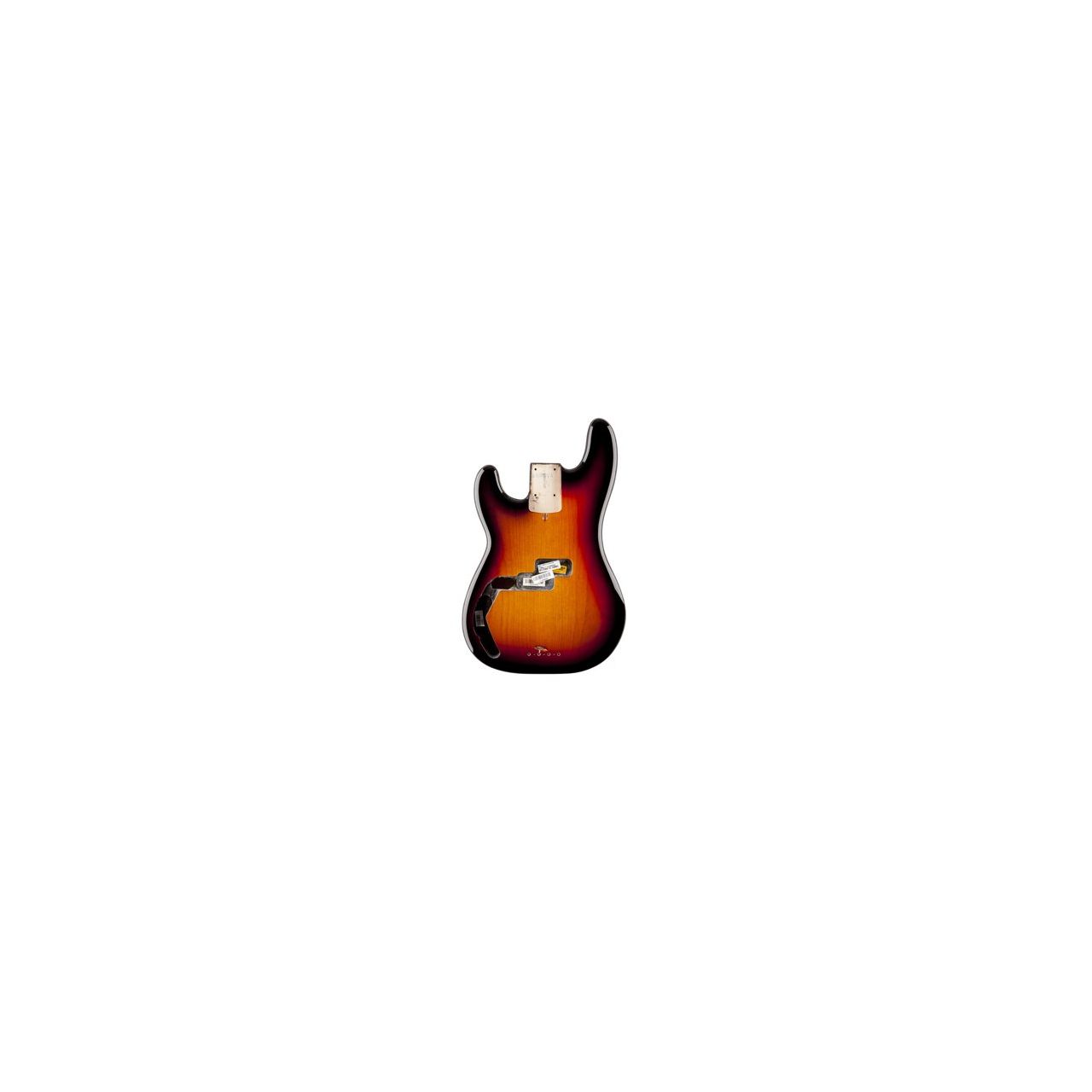 USA Precision Bass® Left-Hand Body, Modern Bridge Mount, 3-Color Sunburst
