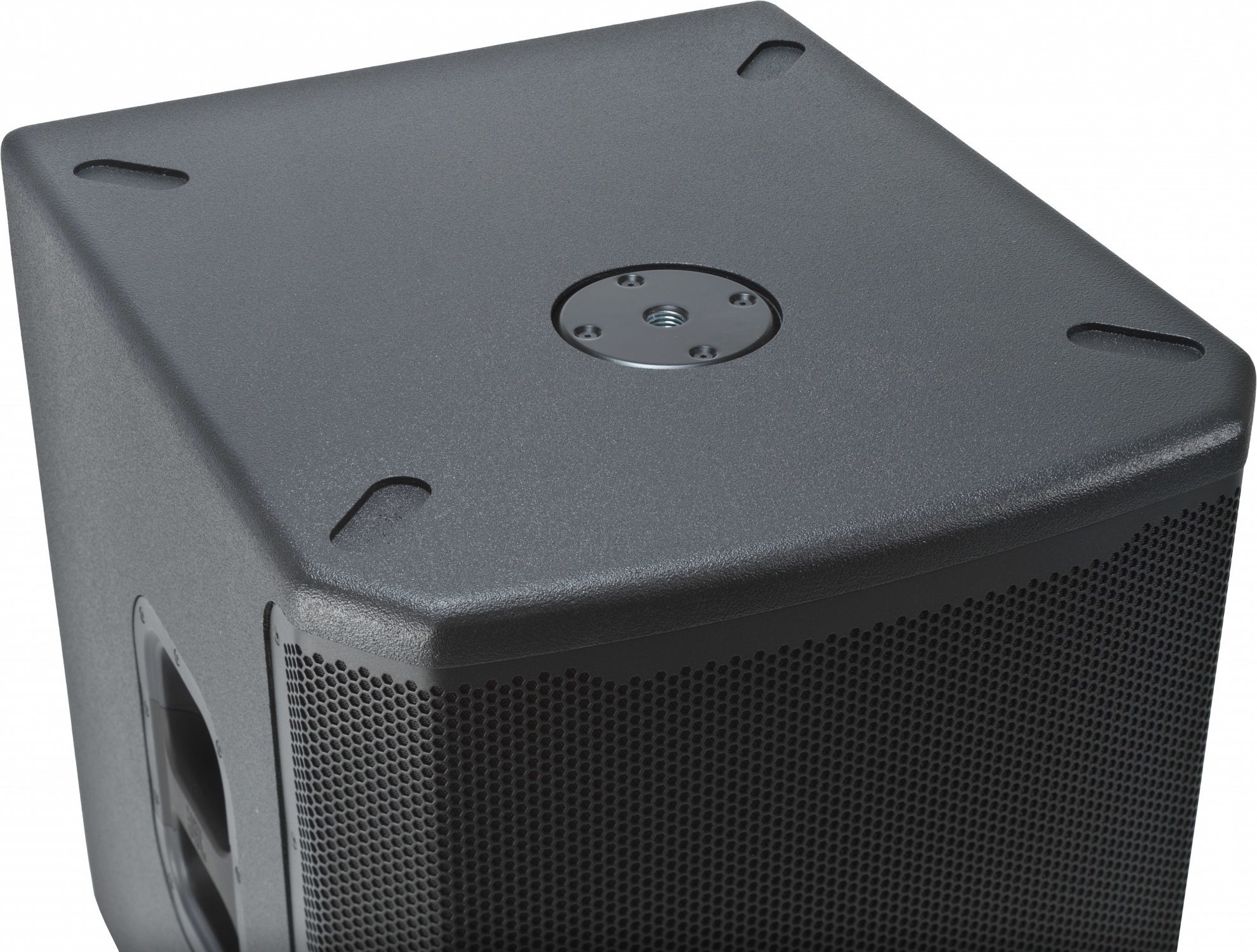 JBL PRX915XLF Unteransicht – Gehäuseboden, Stabilität und Füße im Detail
