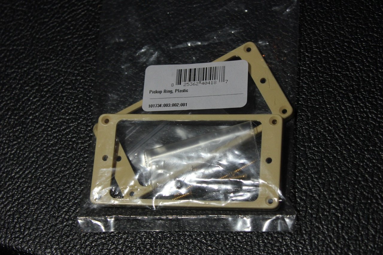 Pickup rings Humbucker, Straight, Crème