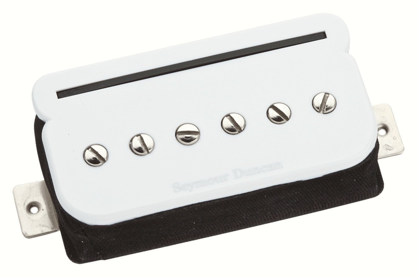 SHPR-2b - P-Rails Hot Bridge Humbucker - White