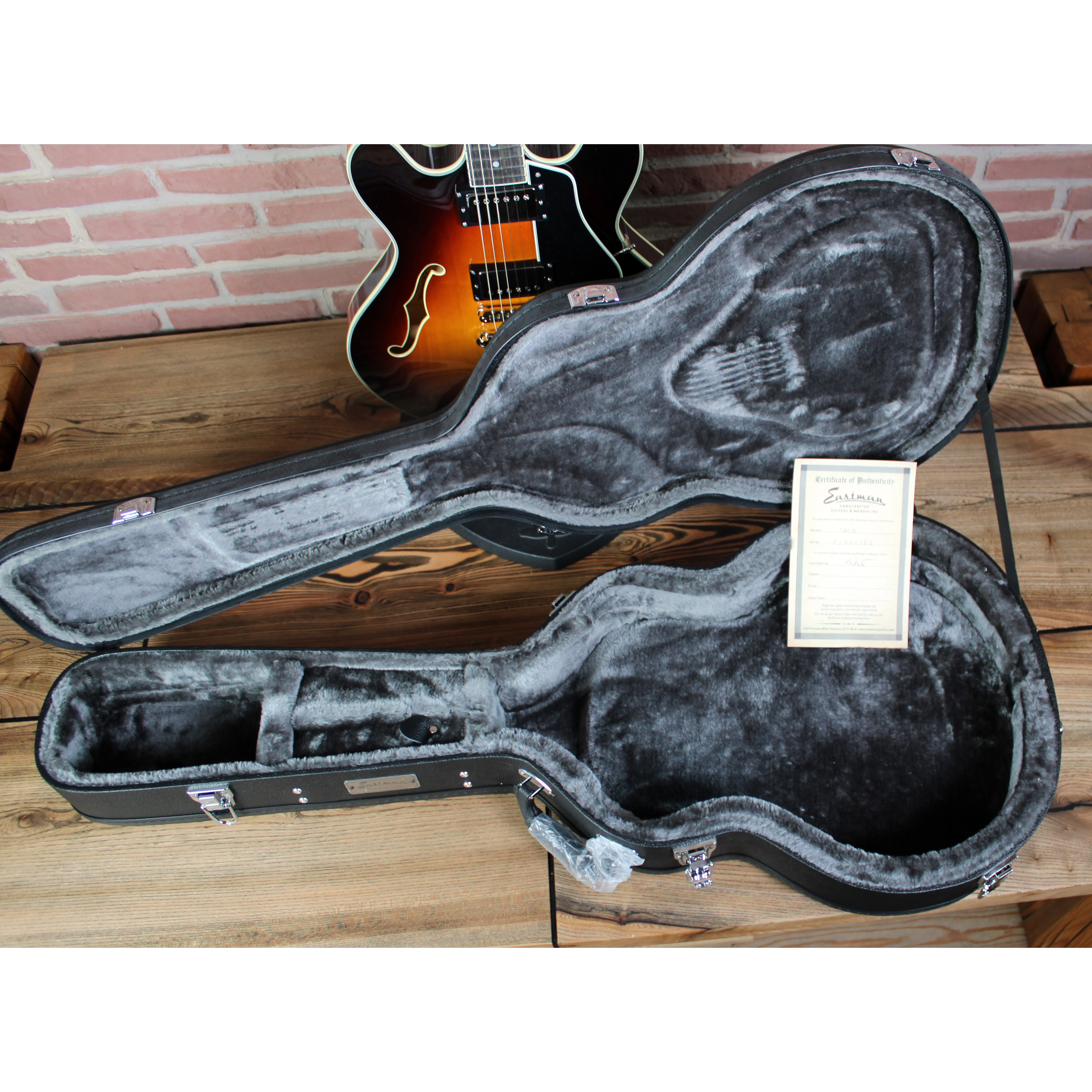 T386-SB Sunburst  Thinline E-Gitarre
