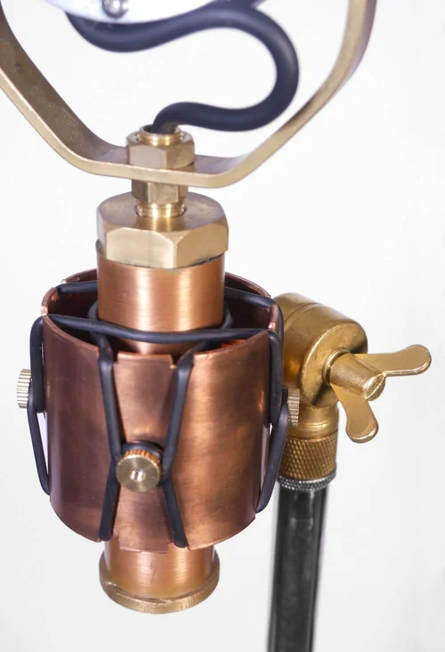 Copper Shock Mount for ETL Microphones