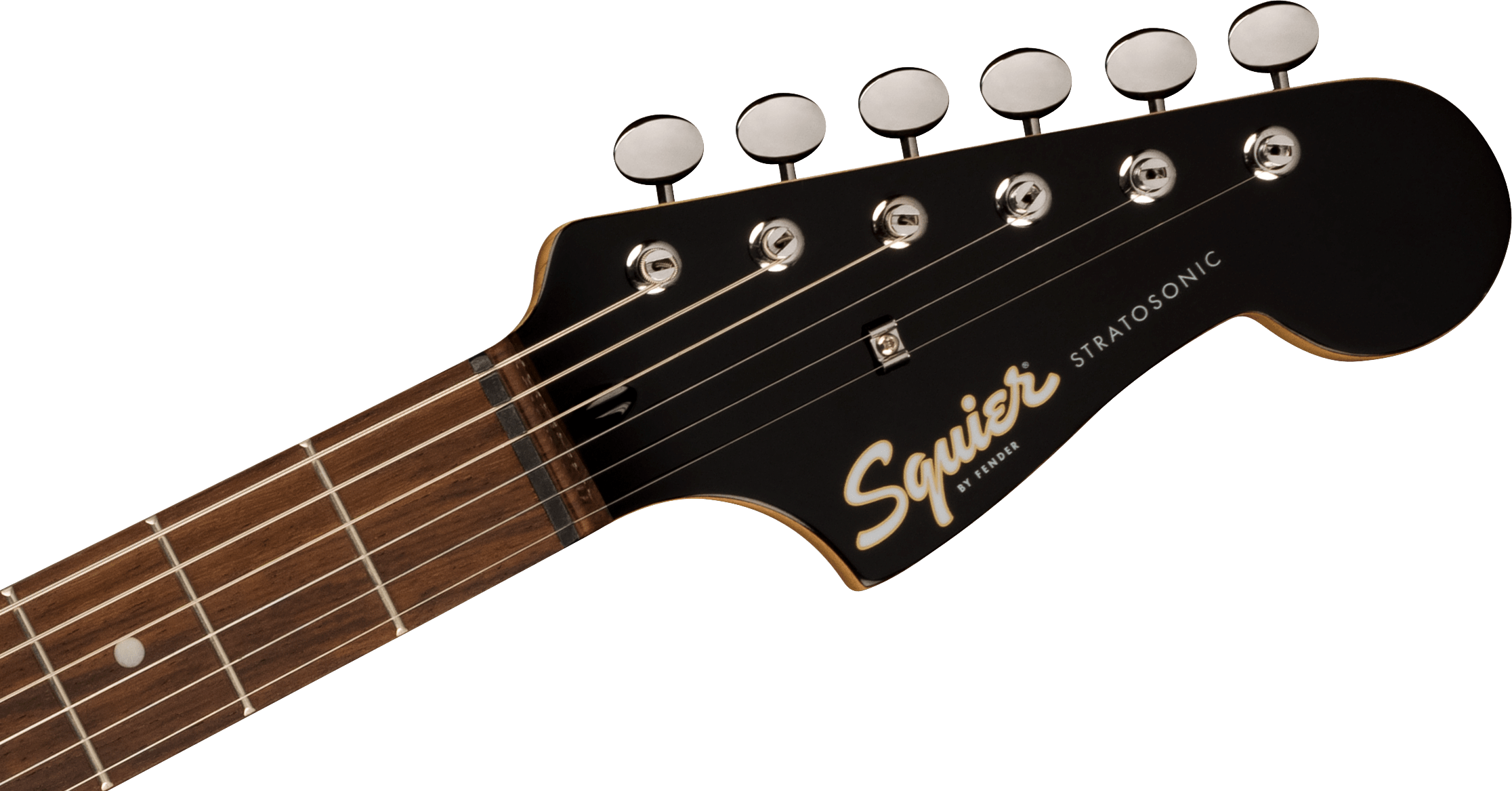 Paranormal Strat-O-Sonic, Laurel Fingerboard, Black Pickguard, Crimson Red Transparent