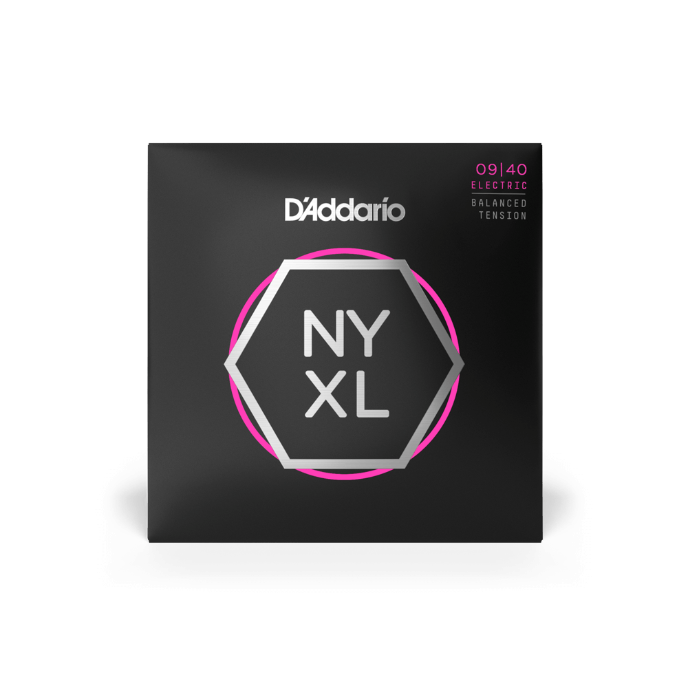 NYXL0940BT Nickel Wound Electric Guitar Strings, Balanced Tension Super Light, 09-40
