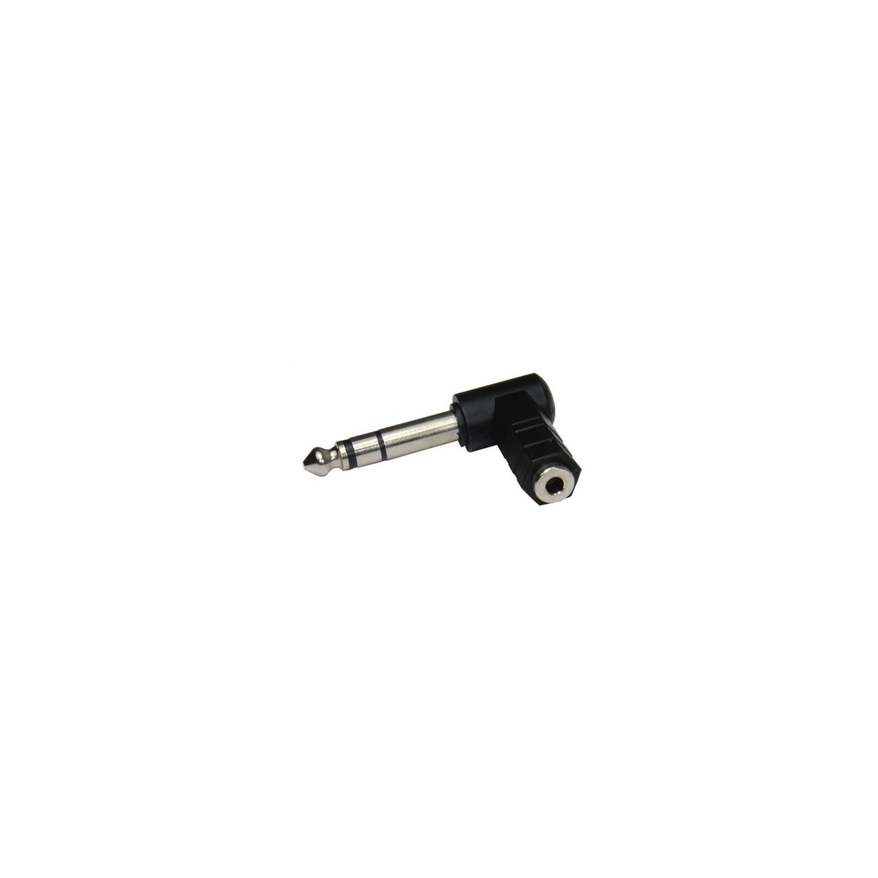 S 68 Klinken Winkel Adapter Stereo - Plastik