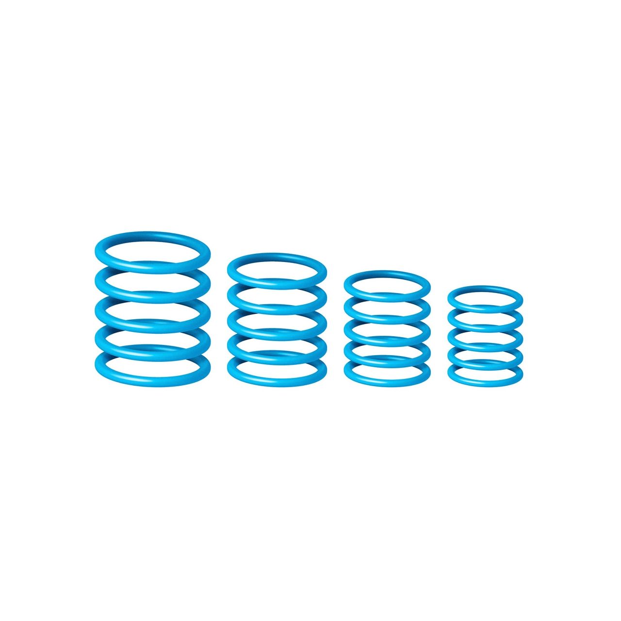 Gravity RP 5555 BLU 1 - Universeller Gravity Ring Pack, Deep Sky Blue G-Rings