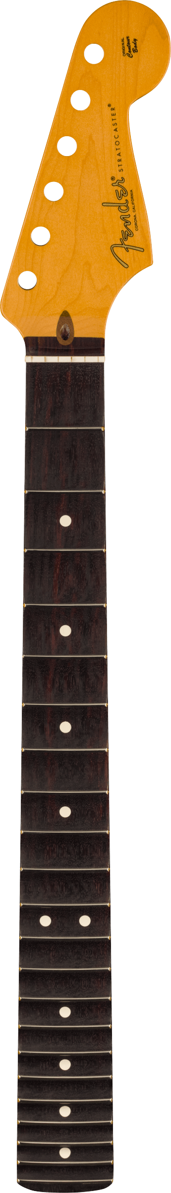 American Professional II Scalloped Stratocaster Neck, 22 Narrow Tall Frets, 9.5" Radius, Rosewood