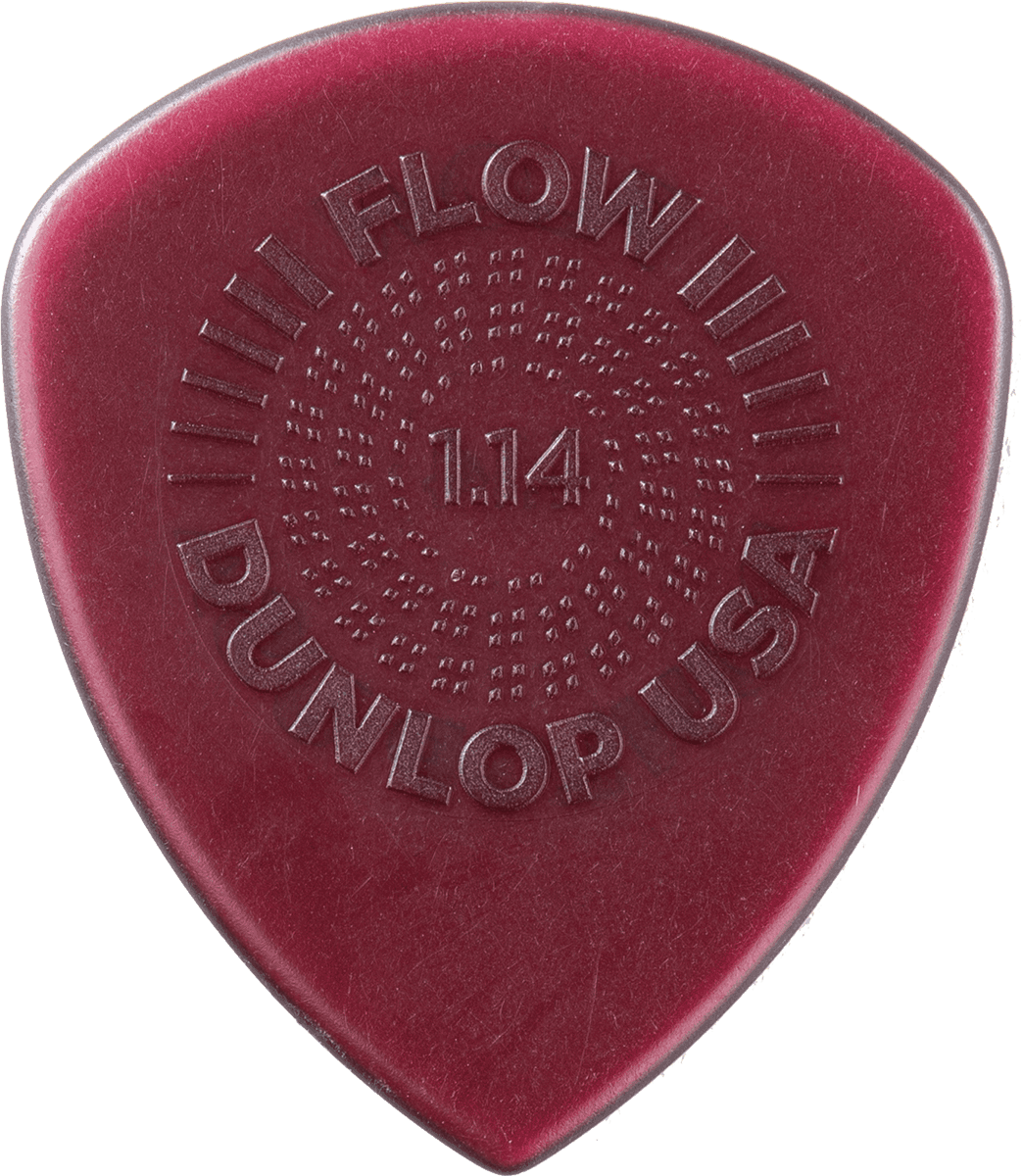 Flow Standard Picks with Grip Player's Pack, 6 Stk., red, 1.14 mm