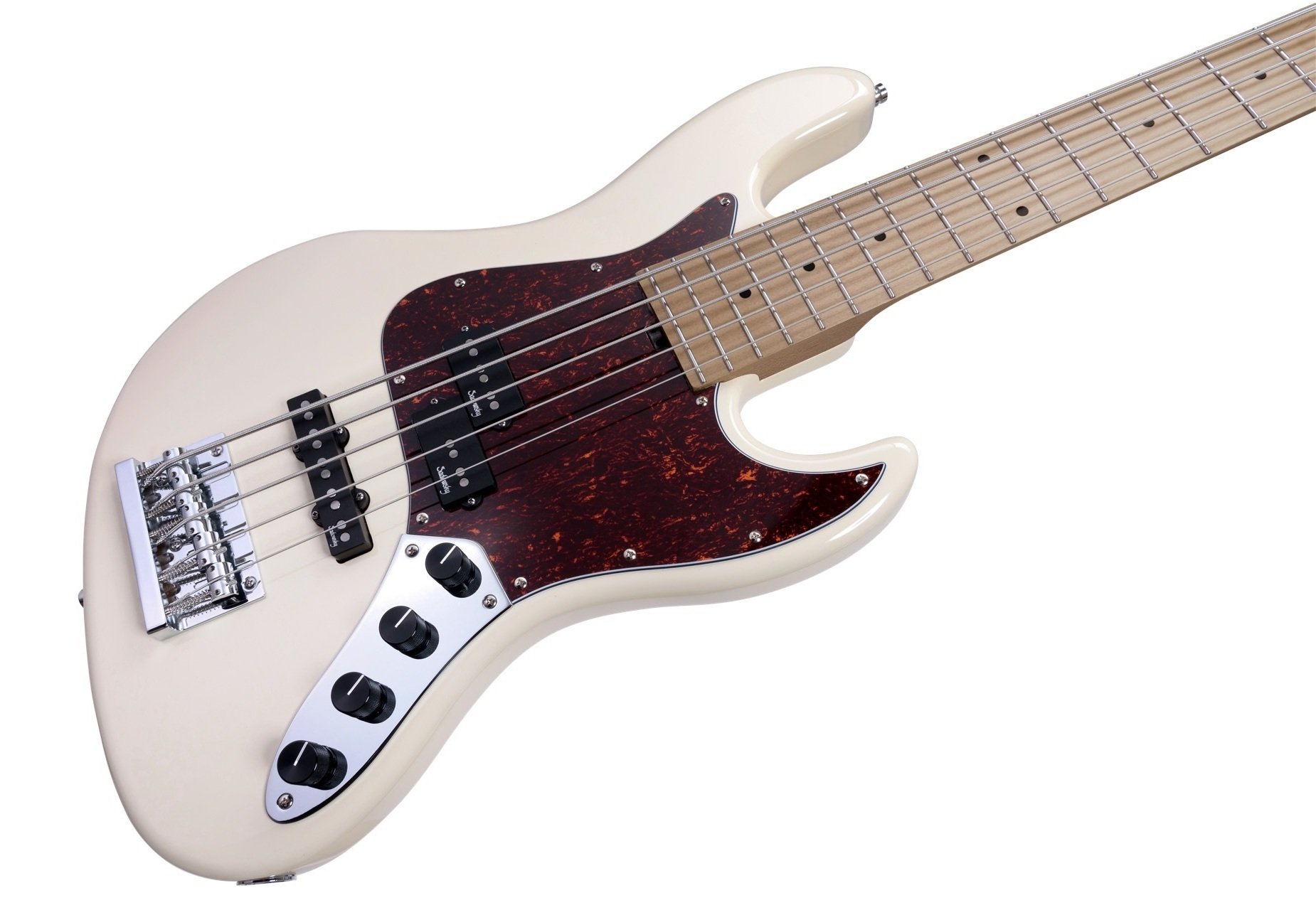 MetroExpress 21-Fret Hybrid P/J Bass 5 Olympic White - B-Stock