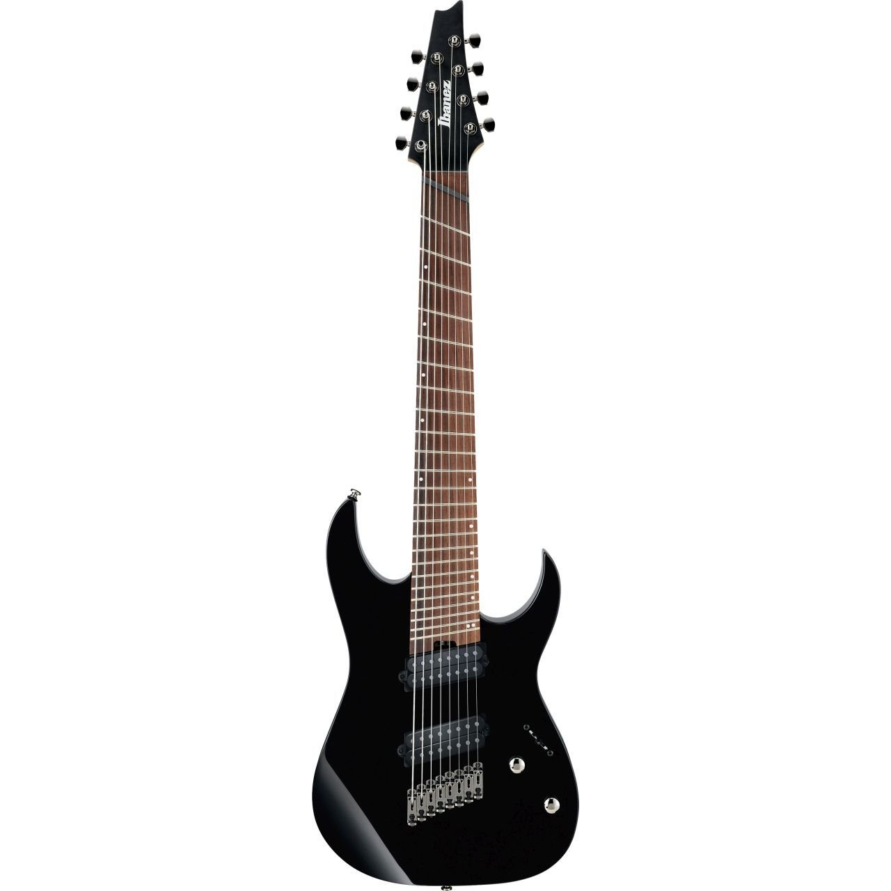 RG-Serie Multiscale 8-Saiter, schwarz - E-Gitarre