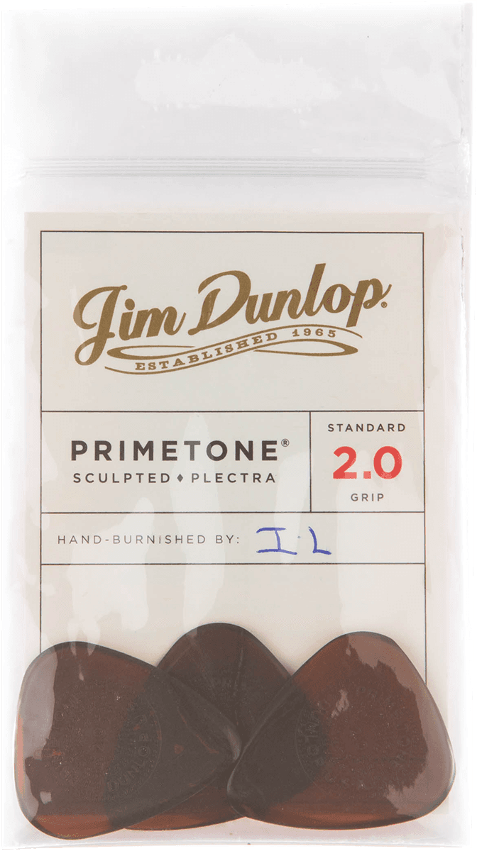 Primetone Standard Picks 2.00 mm with Grip Player´s Pack 3 pcs.
