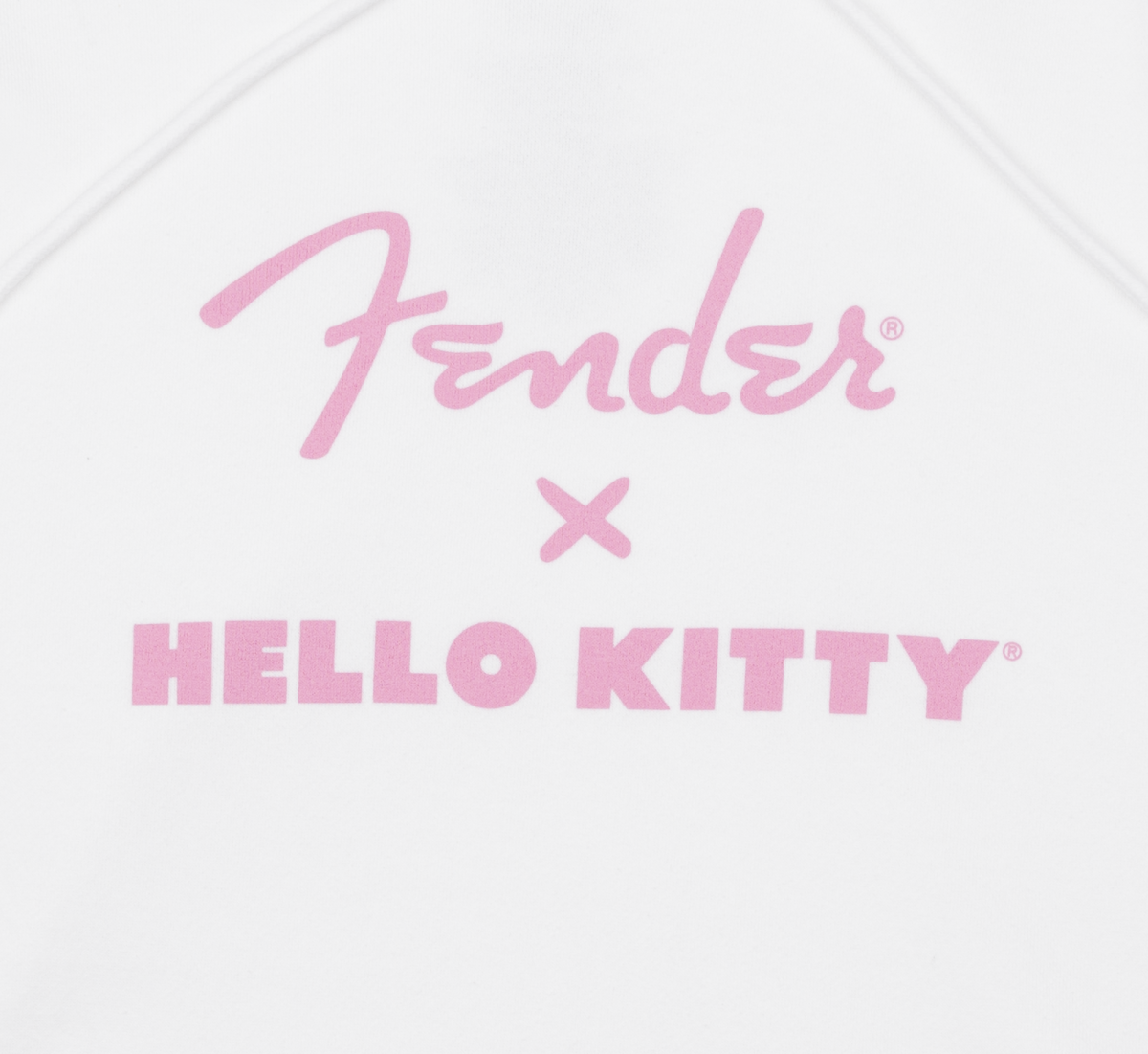 Hello Kitty® White Sleeve Logo Hoodie, L