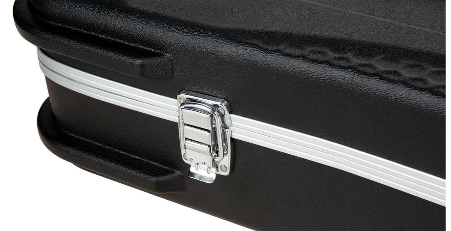 Premium Line - Electric Guitar ABS Case (FV-Style), Curved - Black
