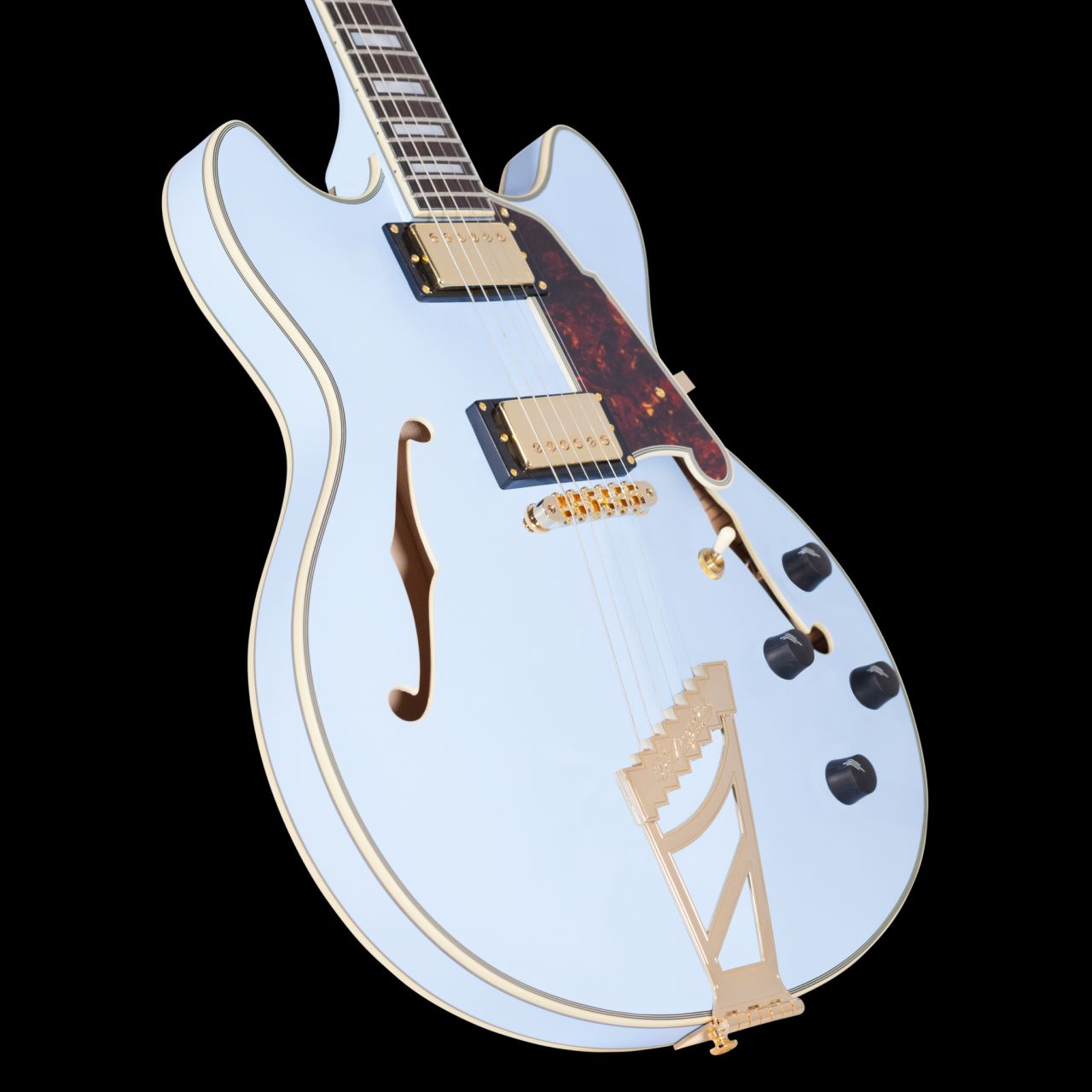 Deluxe DC Matte Powder Blue Stairstep (Limited Edition) - E-Gitarre
