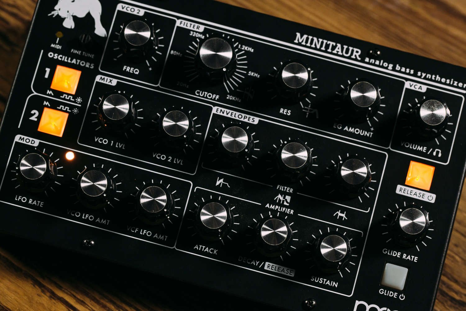Moog Minitaur Seitenansicht links