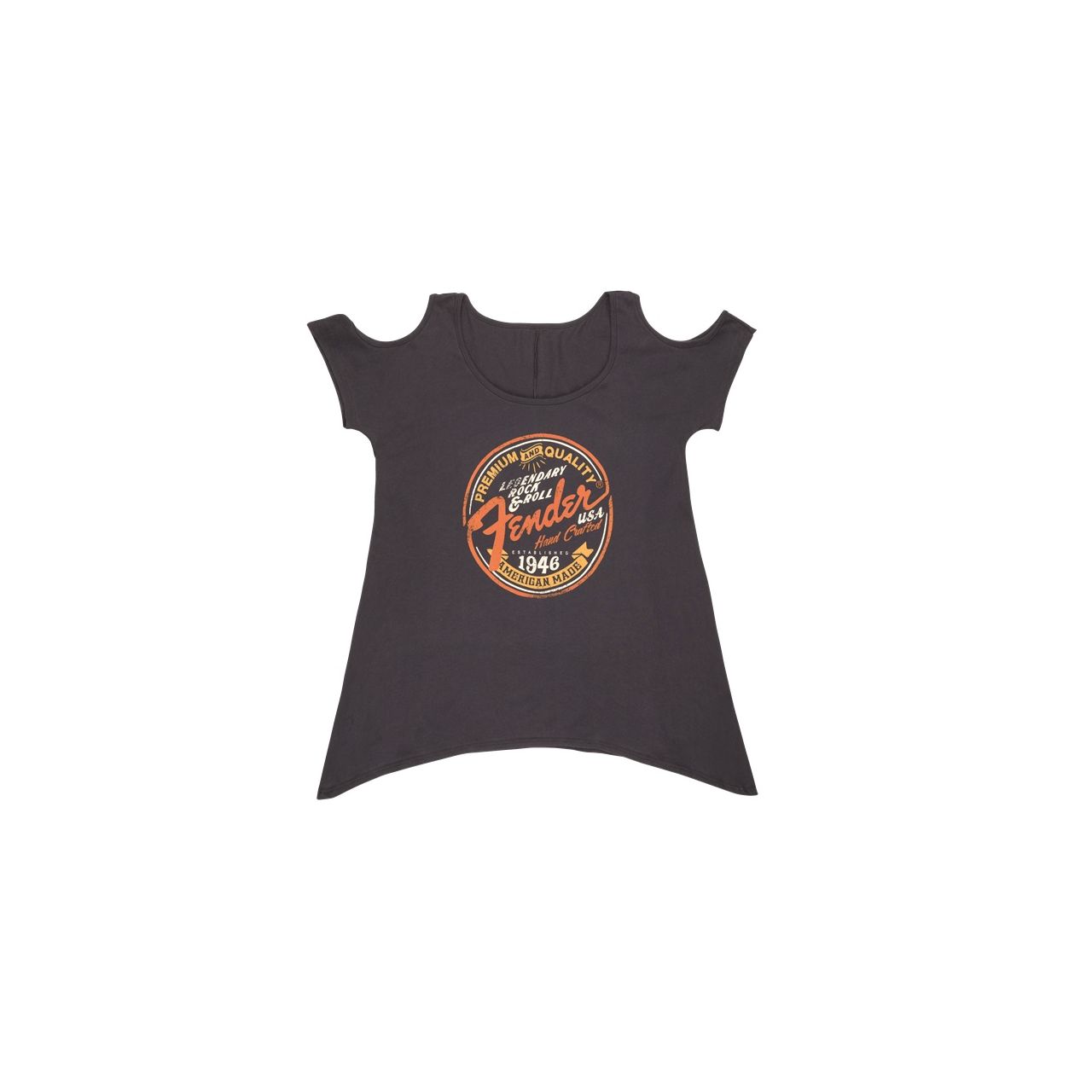 FENDER® WOMEN’S OPEN SHOULDER T-SHIRT M