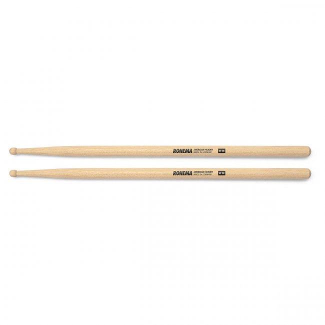 RT 5B American Hickory Sticks Round Tip lackiert