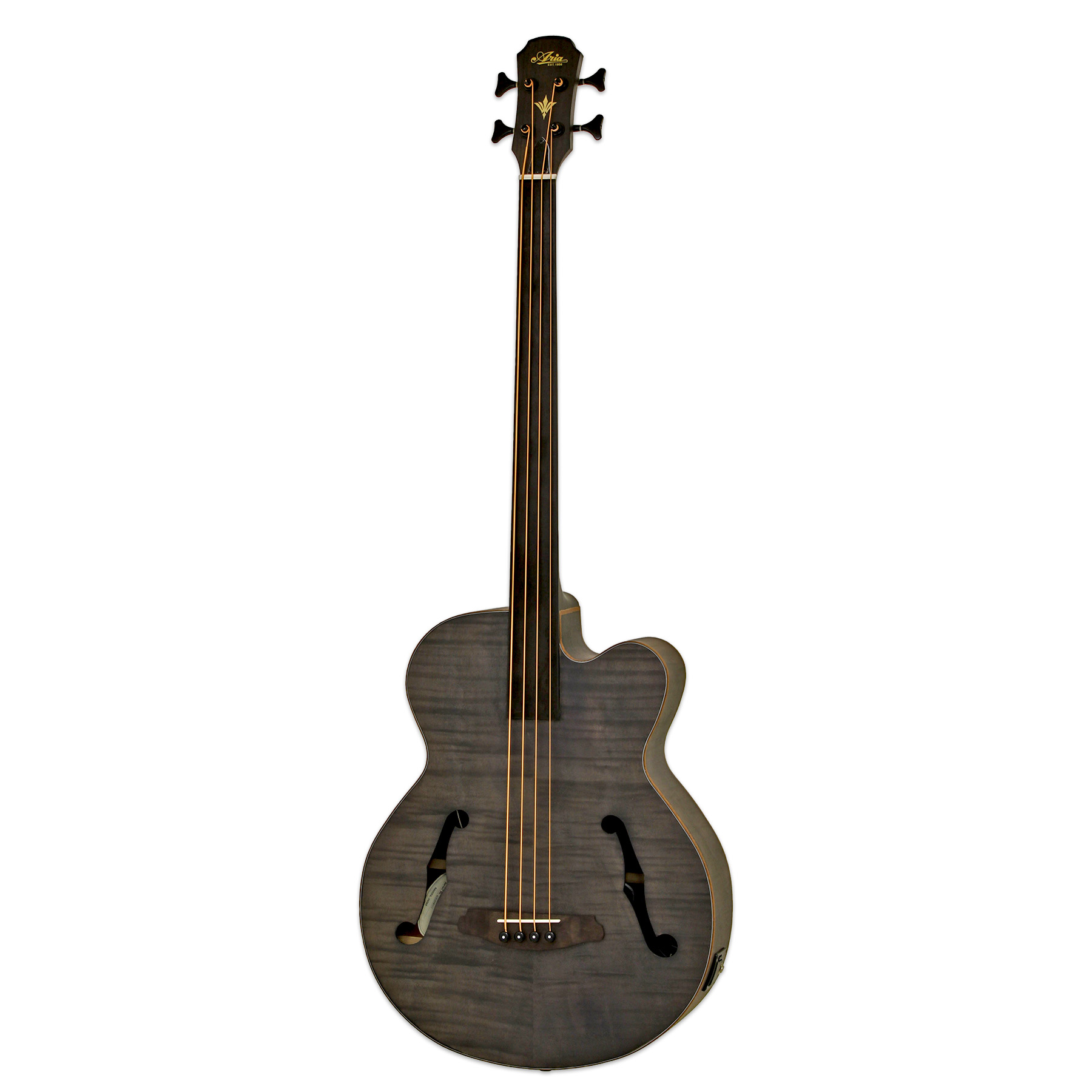 FEB-F2/FL  Fretless Akustik Bass Stained Black