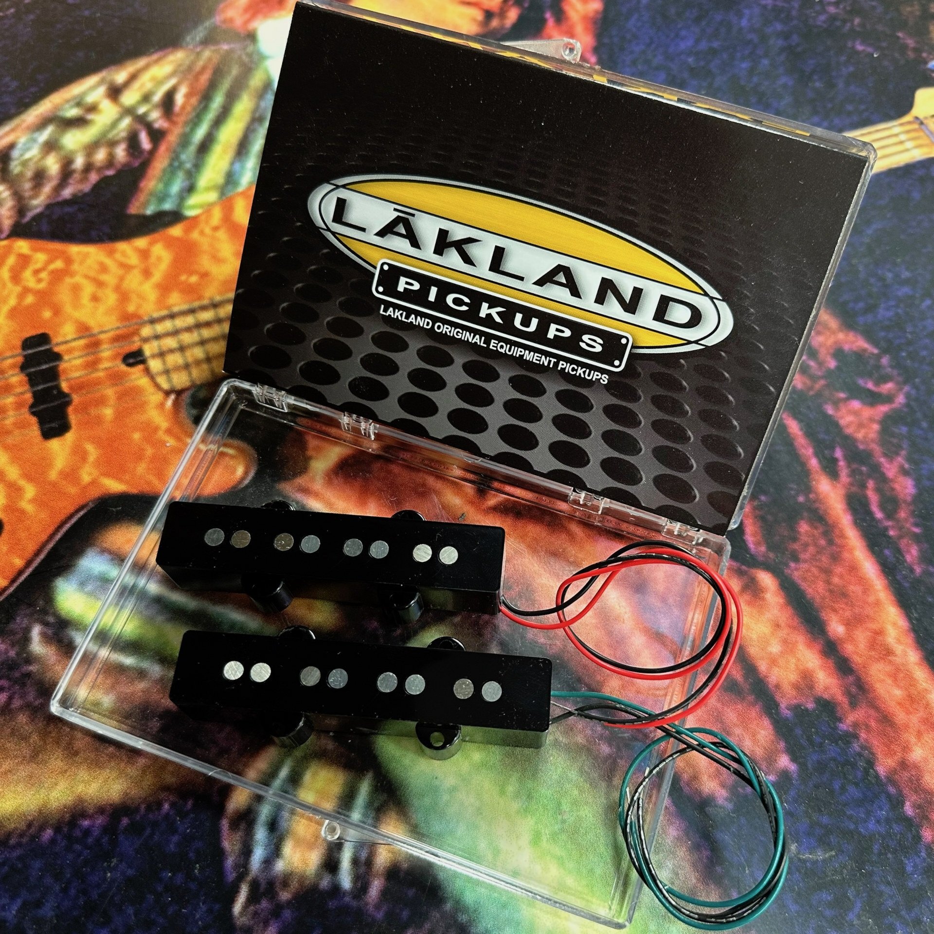 LH J4 Single Coil Bass Pickup Set - 4-String